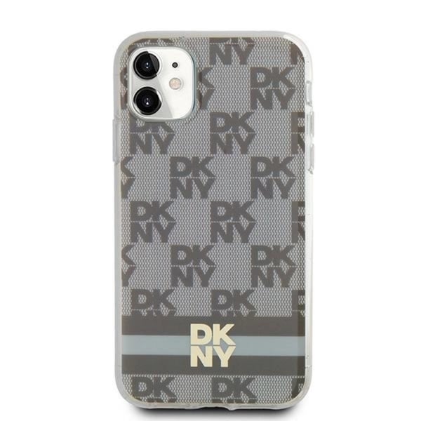 DKNY Mobilskal till iPhone 11/XR Magsafe IML Checkered Mono