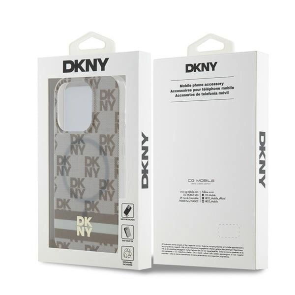 DKNY Mobilskal till iPhone 15 Pro Max Magsafe IML Checkered Mono