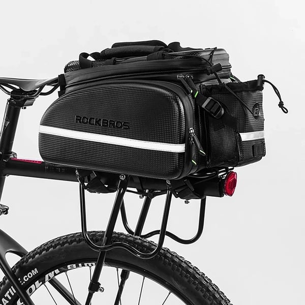 Rockbros A6-6 Cykelväska för Bagageutrymme 35 L med Utfällbara Fickor