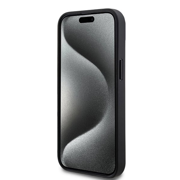 DKNY Mobilskal till iPhone 15/14 Plus Läder Checkered Mono Pattern