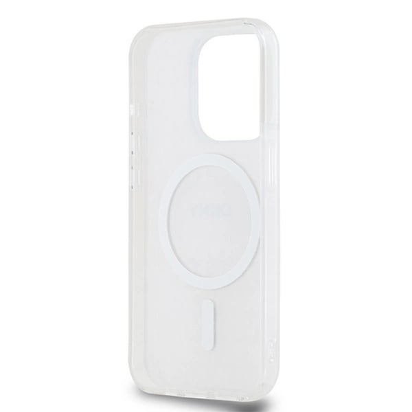 DKNY Mobilskal till iPhone 15 Pro Magsafe IML Mono & Stripe - Rosa