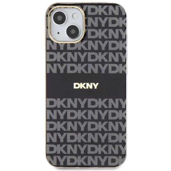 DKNY Mobilskal till iPhone 15/14/13 Magsafe IML Mono & Stripe - Svart