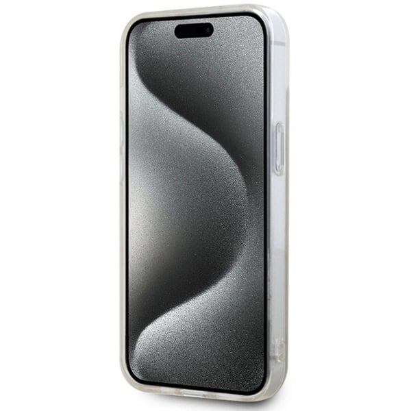 DKNY Mobilskal till iPhone 15/14 Plus Magsafe IML Mono & Stripe - Rosa