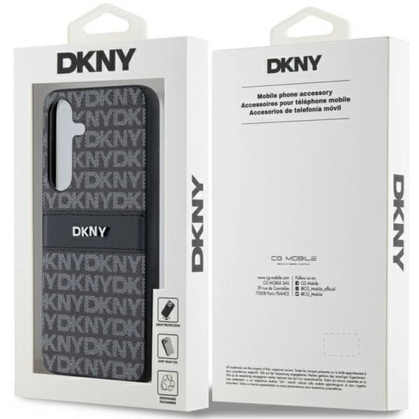 DKNY telefontaske til Galaxy S24 Plus læder Mono Stribe & Metal Logo