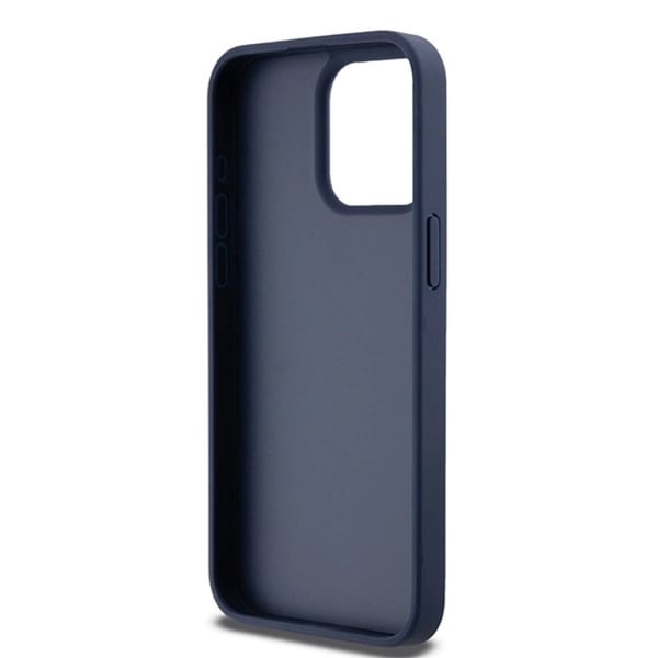 DKNY Mobilskal till iPhone 15 Pro Max Läder Mono Stripe & Metal Logo