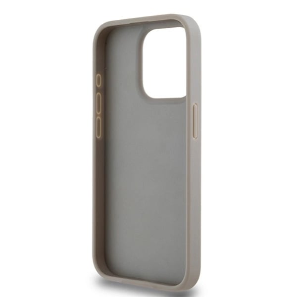 DKNY Mobilskal till iPhone 15 Pro Läder Mono Stripe & Metal Logo