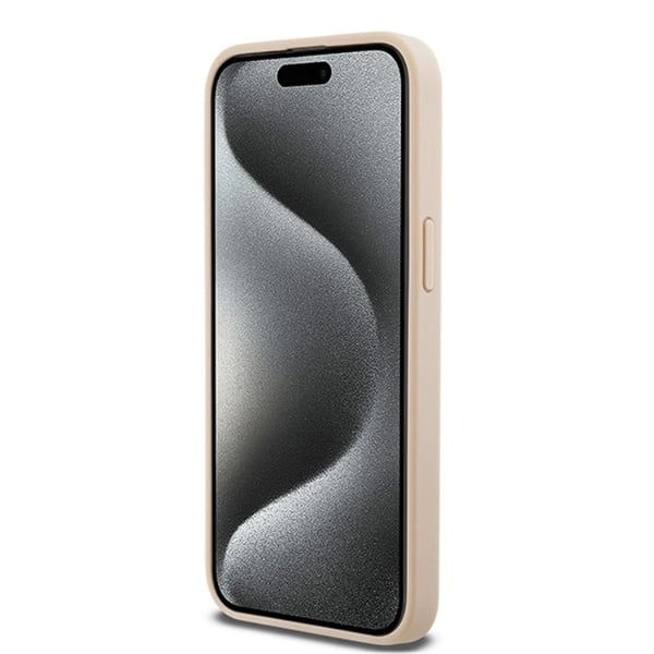 DKNY Mobilskal till iPhone 14 Pro Läder Mono Stripe & Metal Logo