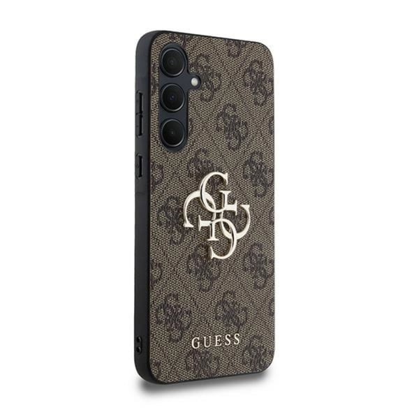 Guess Mobilskal till Galaxy A35 5G Big Metall Logo - Brun