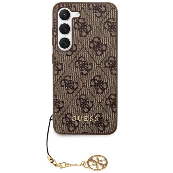 Guess Mobilskal till Galaxy A55 Charms Collection - Brun