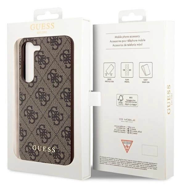 Guess Mobilskal till Galaxy A55 Charms Collection - Brun