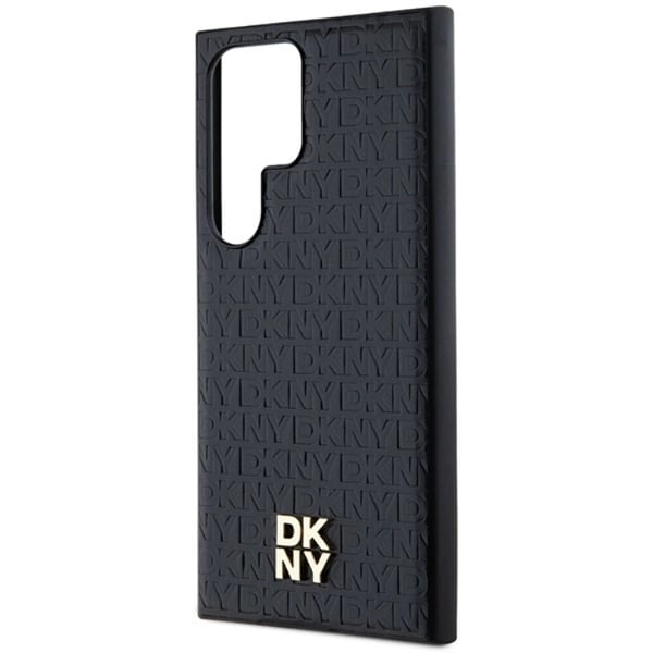 DKNY Mobilskal till Galaxy S24 Ultra Magsafe Läder Pattern Metal Logo