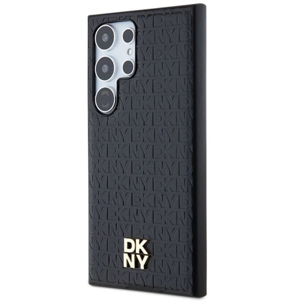 DKNY Mobilskal till Galaxy S24 Ultra Magsafe Läder Pattern Metal Logo