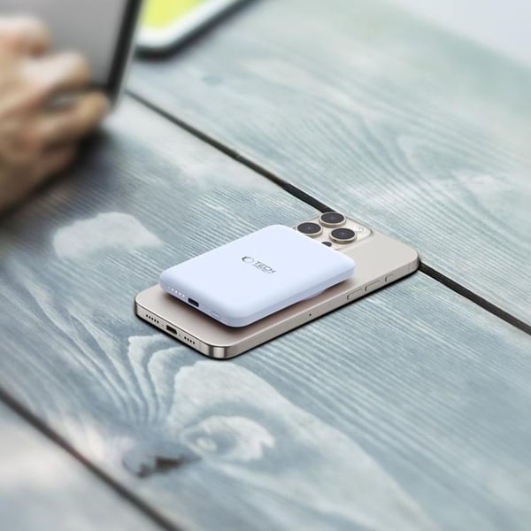 Tech-Protect PB10 Lifemag Magsafe Power Bank 5000mah - Blå