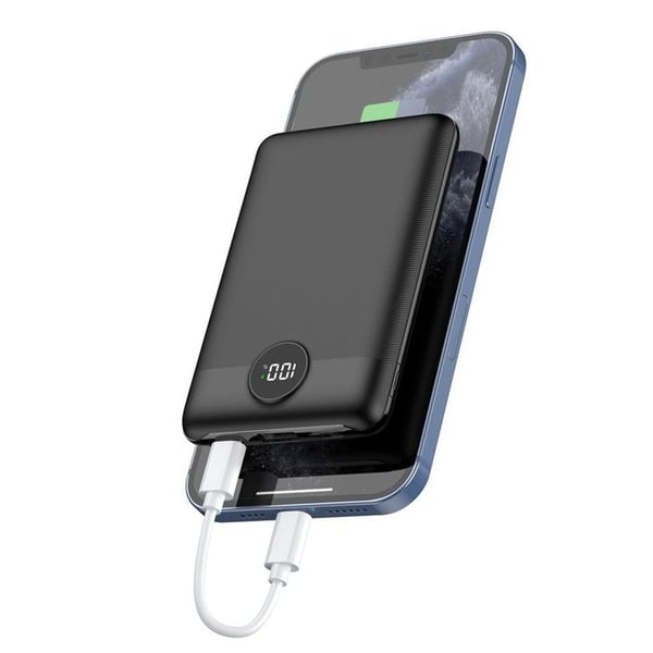VEGER Strømbank 10000mAh PD QC 3.0 2A 22.5W S11 - Sort