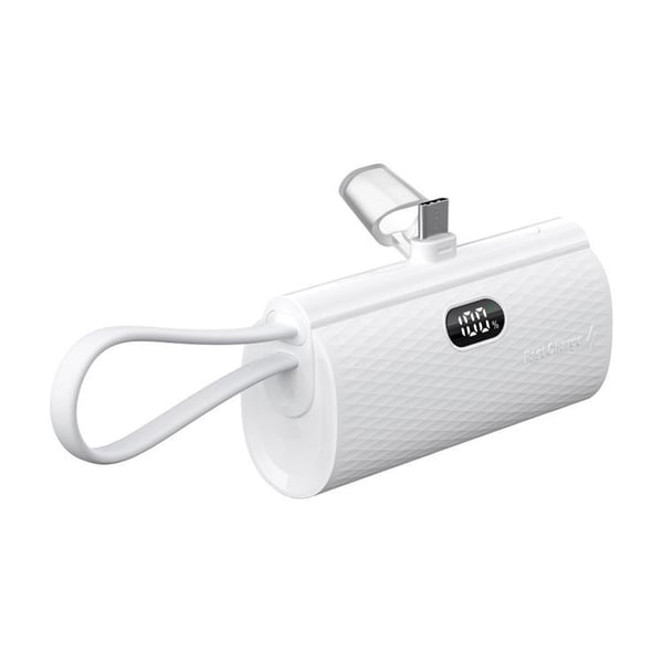 Forcell Powerbank 5000 mAh Typ-C PD 20W F5K3 F-ENERGY - Vit Forcell Powerbank 5000 mAh Typ-C PD 20W F5K3 F-ENERGY - Vit