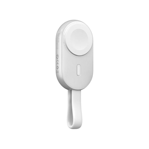 Forcell Mini Powerbank til Apple Watch 1200 mAh 2.5W F-Energy - Hvid