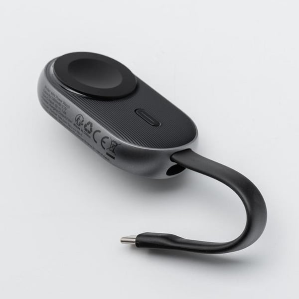 Forcell Mini Powerbank til Apple Watch 1200mAh 2.5W F-Energi - Sort