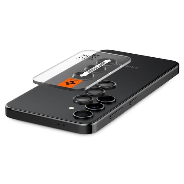 Spigen [2-Pack] Galaxy S23 FE Kameralinsskydd Härdat glas EZ-Fit