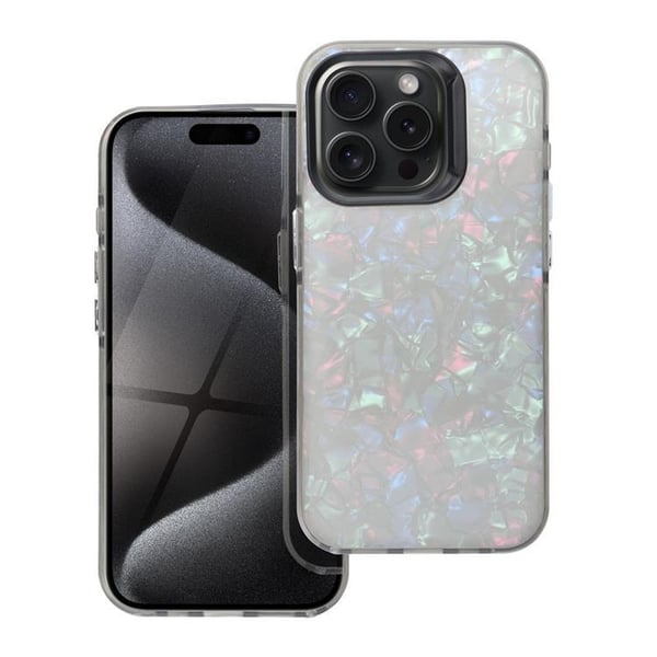 iPhone 15 Pro -puhelinkotelo Tutti Frutti - Musta