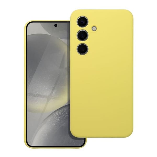 Galaxy A55 5G silikonikuori 2mm - Sitruuna