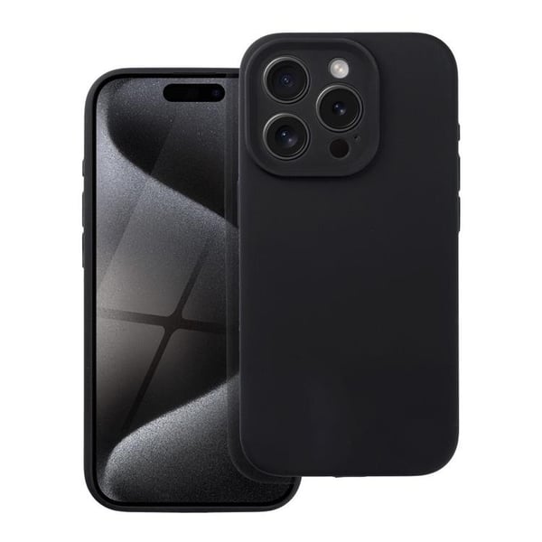 iPhone 11 silikonikuori 2mm - Musta