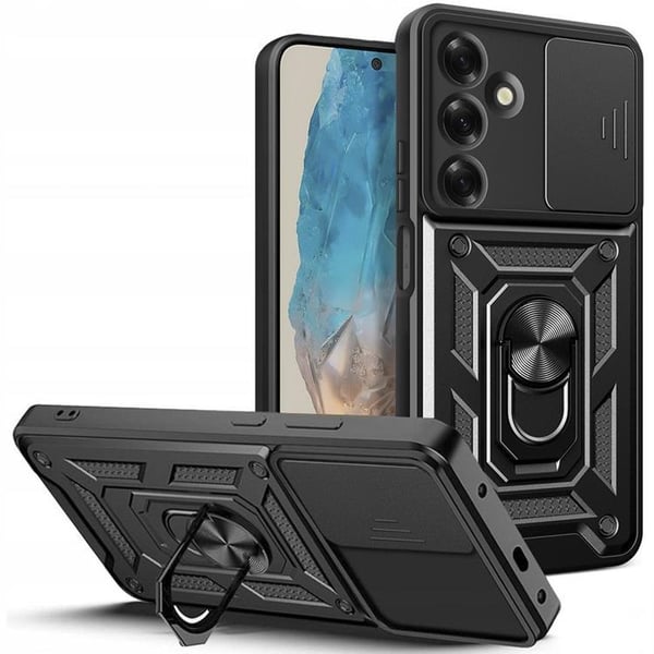 Tech-Protect telefontaske til Galaxy M35 5G Camshield Pro - Sort