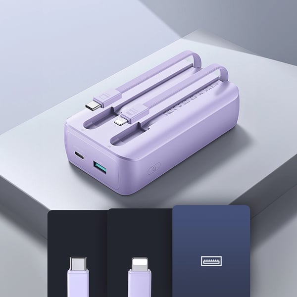 Joyroom Powerbank 20000mAh 30W Mini - Lilla