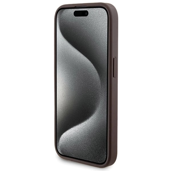 Guess Mobilcover til iPhone 15 Pro Med Powerbank 5000mAh Magsafe Metal Logo