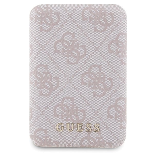 Guess Mobilskal till iPhone 15 Pro Max Med Powerbank 5000mAh Magsafe Metal Logo