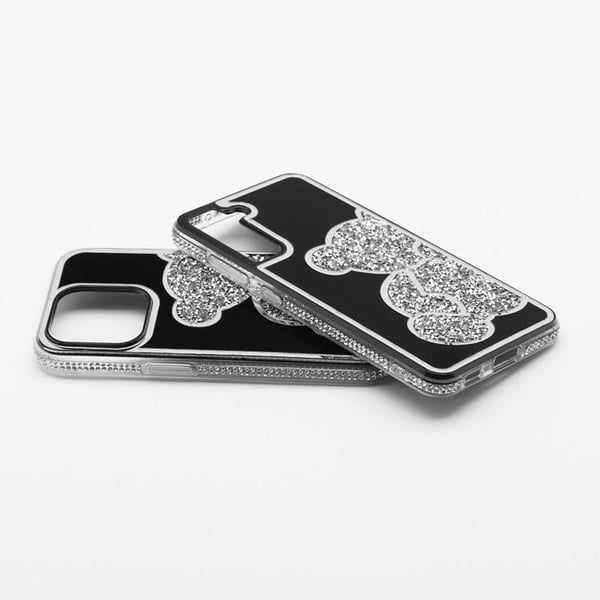 Matkapuhelimen kuori iPhone 16 Pro Teddy Bear - Hopea