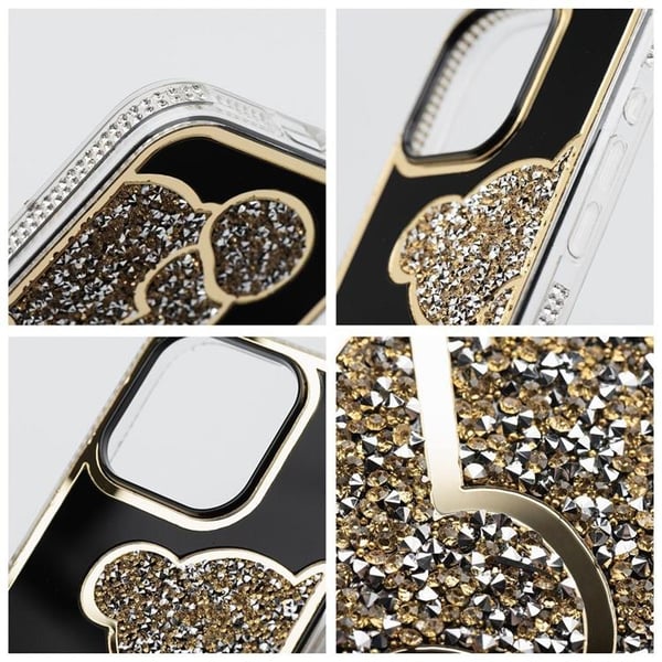 Mobilskal till iPhone 16 Pro Max Teddy Bear - Guld