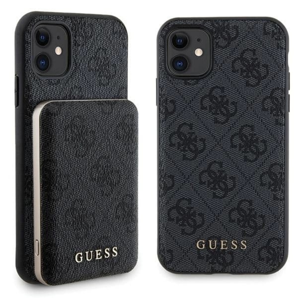 Guess Mobilcover til iPhone 11 Med Powerbank 5000mAh Magsafe Metal Logo Guess Mobilcover til iPhone 11 Med Powerbank 5000mAh Magsafe Metal Logo