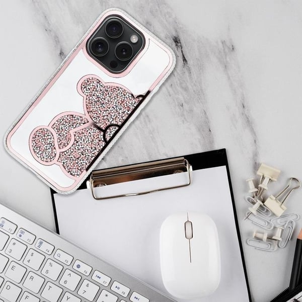 Mobilskal till iPhone 11 Teddy Bear - Rosa