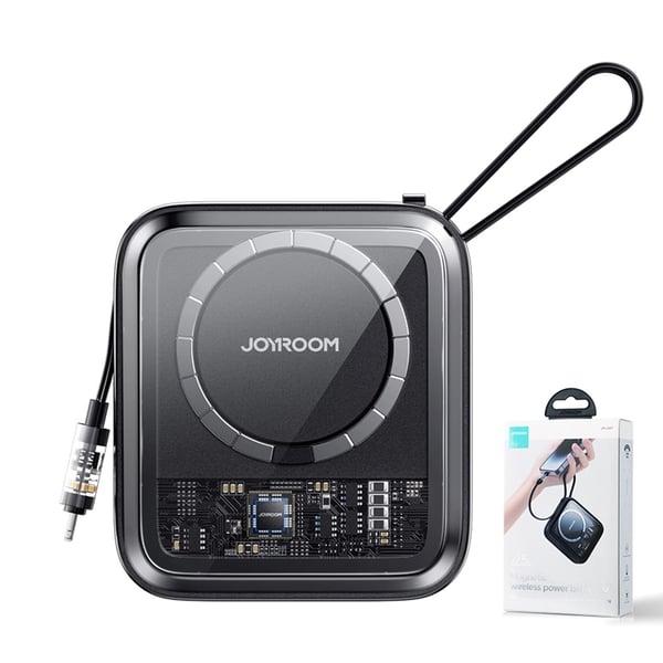 Joyroom Magsafe Powerbank 10000mAh 22.5W Icy Series - Svart