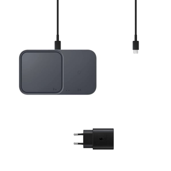 Samsung 15W trådløs oplader + vægoplader og kabel - sort