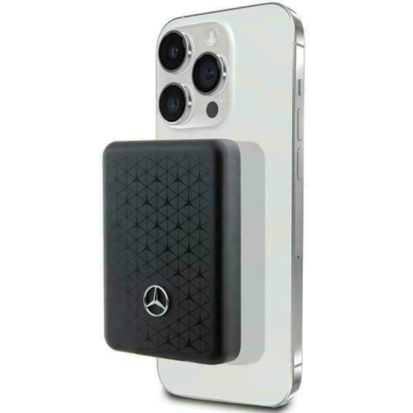 Mercedes Powerbank Magsafe 3000mAh 5W Stars Pattern - Svart