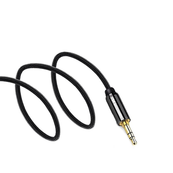 Wozinsky AUX Kabel Vinklad Mini Jack 2m - Svart