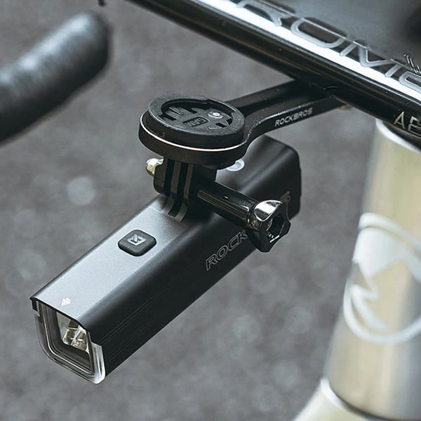 Rockbros Främre Cykelljus 5000mAh 1500lm IPX6 - Svart