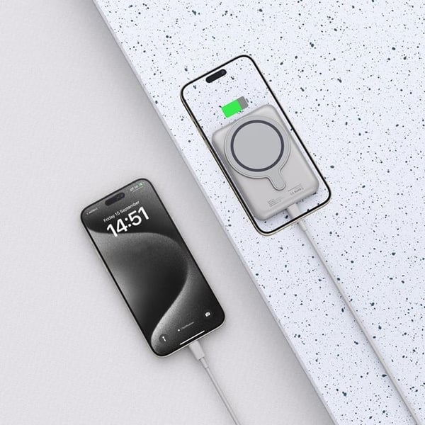 Tech-Protect Magsafe Langaton Varavirtalähde 10000mAh - Titanium