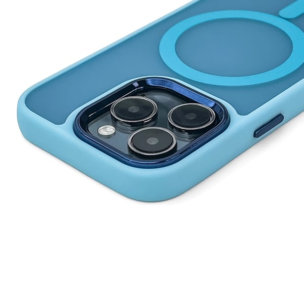 Telefontaske til iPhone 16 Magsafe Magnetic Collection - Lyseblå