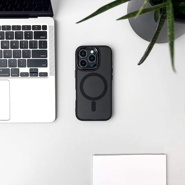 Telefontaske til iPhone 16 Pro Magsafe Magnetic Collection - Sort