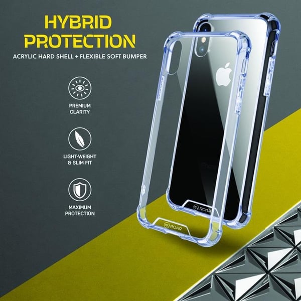 Roar Telefontaske til iPhone 16 Armor Jelly - Gennemsigtig