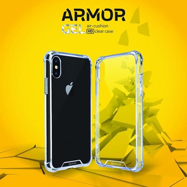 Roar Telefontaske til iPhone 16 Armor Jelly - Gennemsigtig