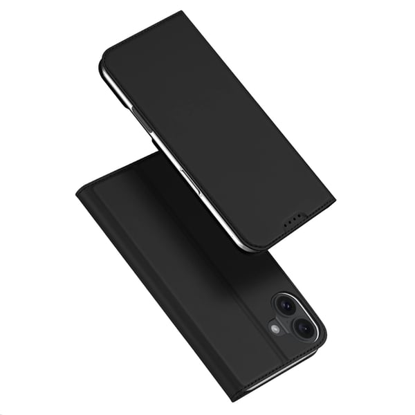 DUX DUCIS Skin Pro iPhone 16 Plus Plånboksfodral PU Läder - Svart