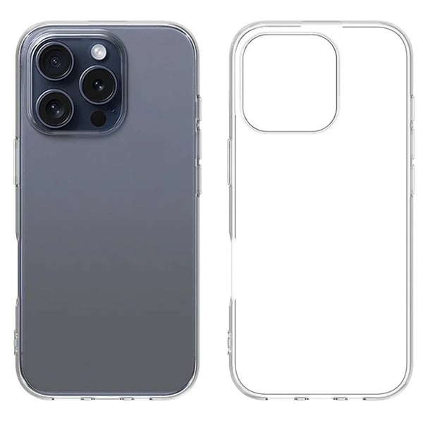iPhone 16 Pro -puhelinkotelo Ultra Slim 0.5mm - Läpinäkyvä