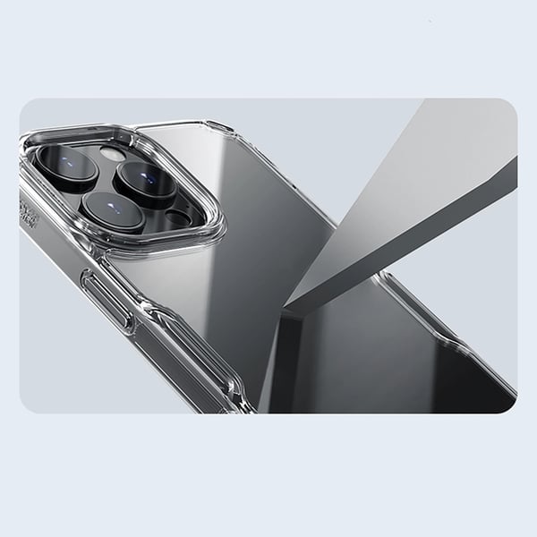 Nillkin Mobilskal till iPhone 16 Pro Nature Pro - Transparent/Vit