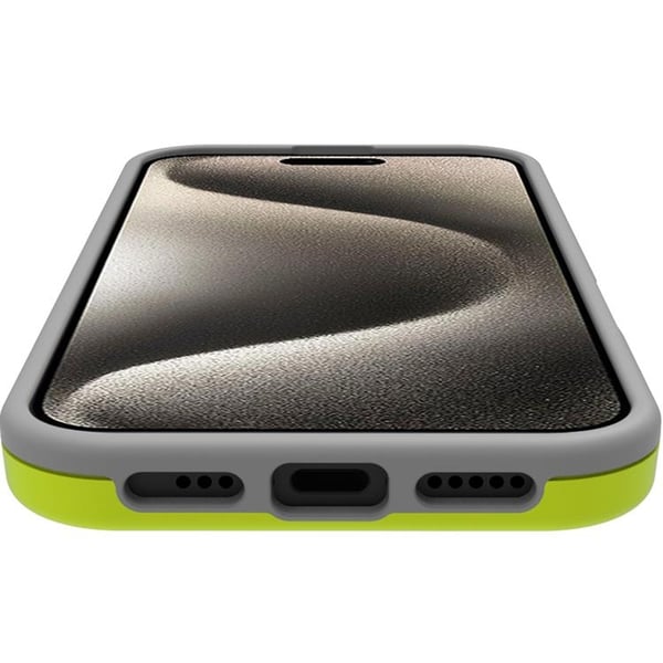 Celly Mobilskal till iPhone 16 Bumper - Vit/Limegrön