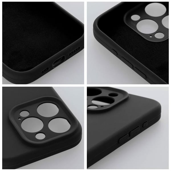 Mobilcover til iPhone 16 Silikone 2mm - Sort