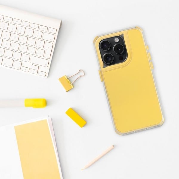 Mobilskal till iPhone 16 Matrix - Gul