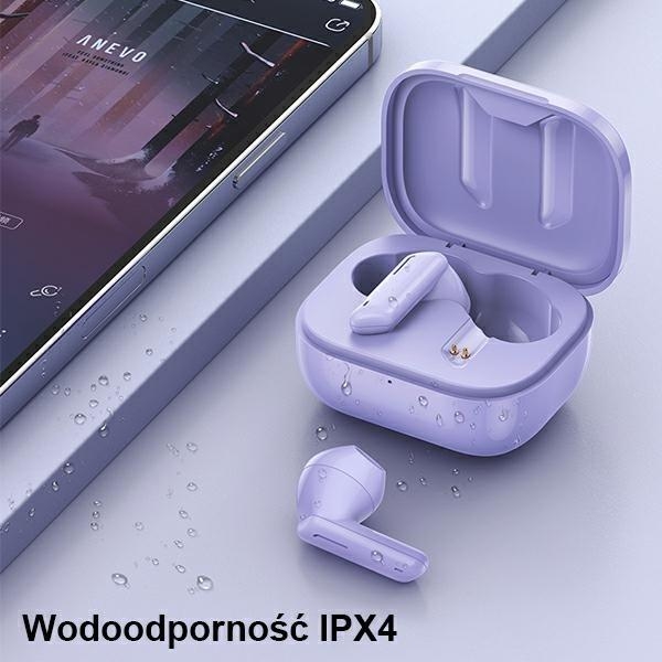 Awei TWS Bluetooth In-Ear Hörlurar T36 - Lila